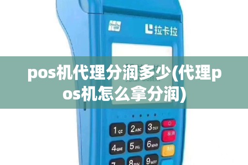 pos机代理分润多少(代理pos机怎么拿分润)