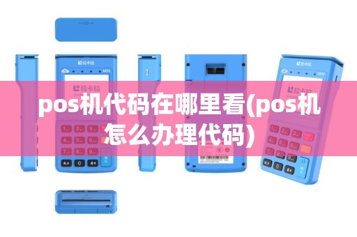 pos机代码在哪里看(pos机怎么办理代码)