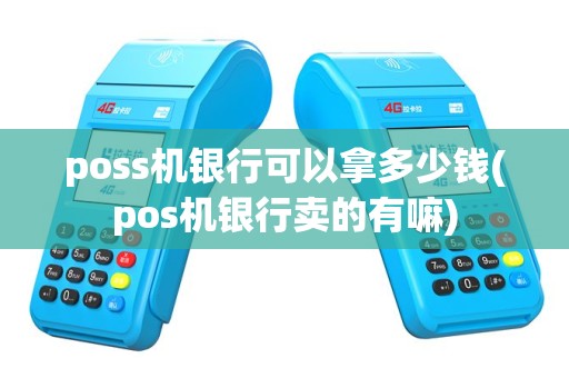 poss机银行可以拿多少钱(pos机银行卖的有嘛)