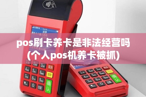 pos刷卡养卡是非法经营吗(个人pos机养卡被抓)