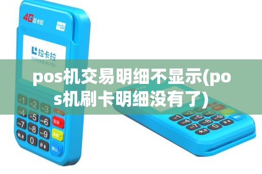 pos机交易明细不显示(pos机刷卡明细没有了)