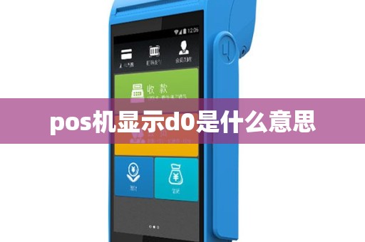 pos机显示d0是什么意思