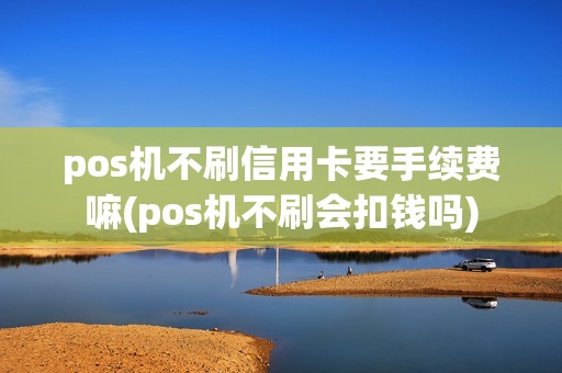 pos机不刷信用卡要手续费嘛(pos机不刷会扣钱吗)