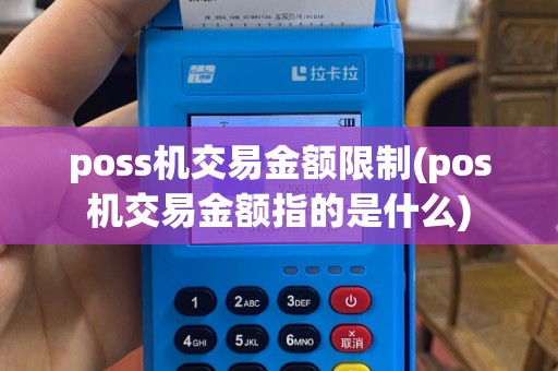 poss机交易金额限制(pos机交易金额指的是什么)