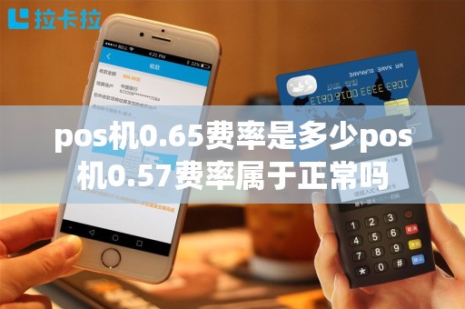 pos机0.65费率是多少pos机0.57费率属于正常吗