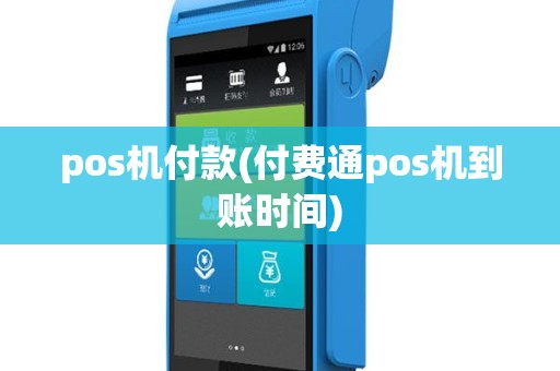 pos机付款(付费通pos机到账时间)