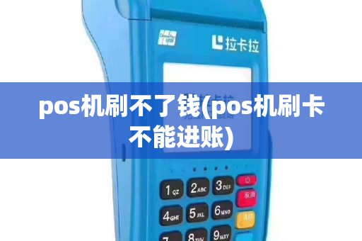 pos机刷不了钱(pos机刷卡不能进账)