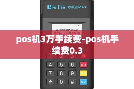 pos机3万手续费-pos机手续费0.3