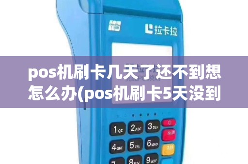 pos机刷卡几天了还不到想怎么办(pos机刷卡5天没到账)