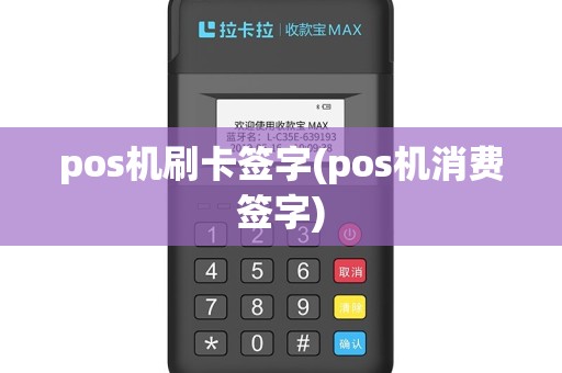 pos机刷卡签字(pos机消费签字)