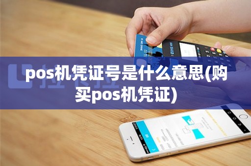 pos机凭证号是什么意思(购买pos机凭证)