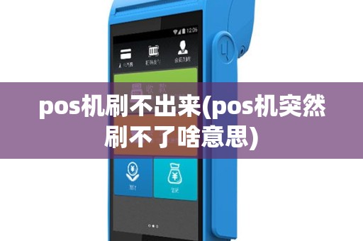 pos机刷不出来(pos机突然刷不了啥意思)
