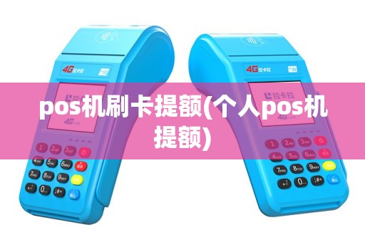 pos机刷卡提额(个人pos机提额)