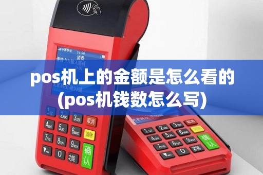 pos机上的金额是怎么看的(pos机钱数怎么写)