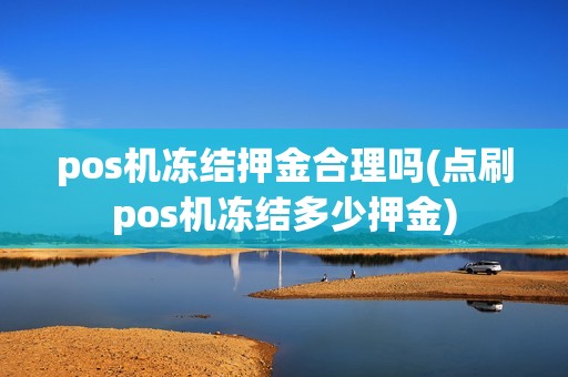 pos机冻结押金合理吗(点刷pos机冻结多少押金)