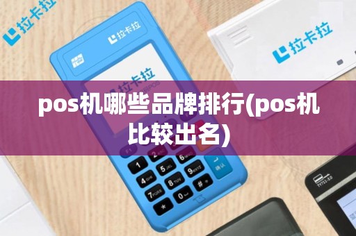 pos机哪些品牌排行(pos机比较出名)