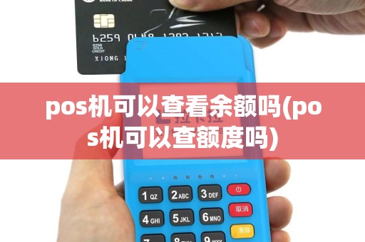 pos机可以查看余额吗(pos机可以查额度吗)