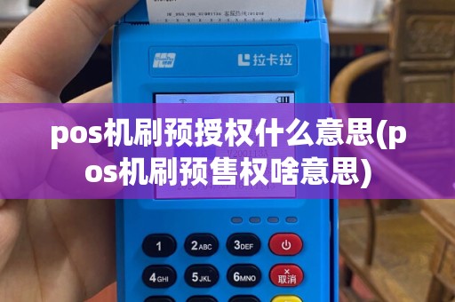 pos机刷预授权什么意思(pos机刷预售权啥意思)