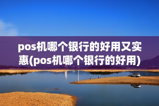 pos机哪个银行的好用又实惠(pos机哪个银行的好用)