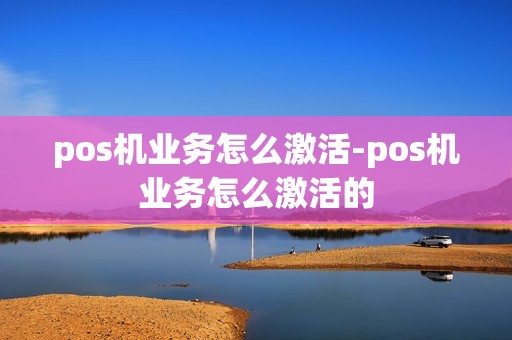 pos机业务怎么激活-pos机业务怎么激活的
