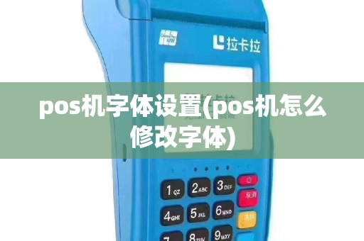 pos机字体设置(pos机怎么修改字体)