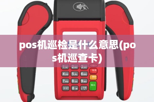 pos机巡检是什么意思(pos机巡查卡)