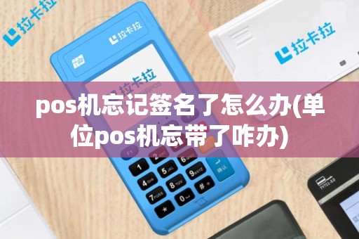 pos机忘记签名了怎么办(单位pos机忘带了咋办)