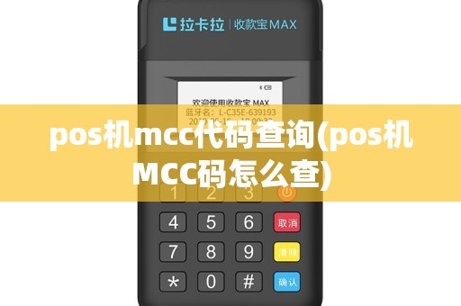 pos机mcc代码查询(pos机MCC码怎么查)