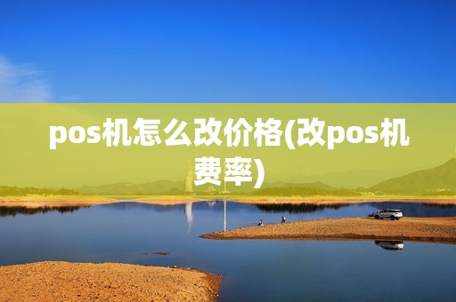 pos机怎么改价格(改pos机费率)