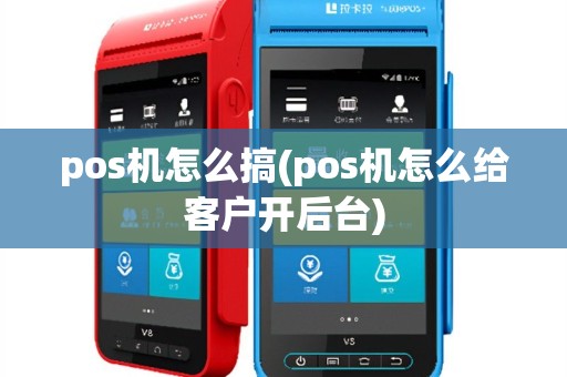pos机怎么搞(pos机怎么给客户开后台)