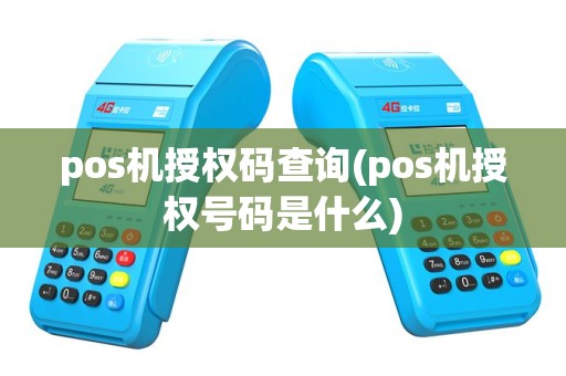 pos机授权码查询(pos机授权号码是什么)