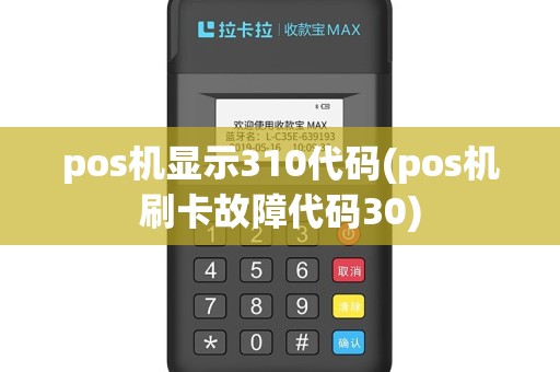pos机显示310代码(pos机刷卡故障代码30)