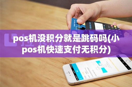 pos机没积分就是跳码吗(小pos机快速支付无积分)