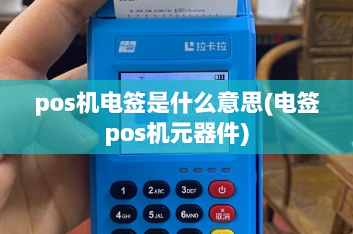 pos机电签是什么意思(电签pos机元器件)