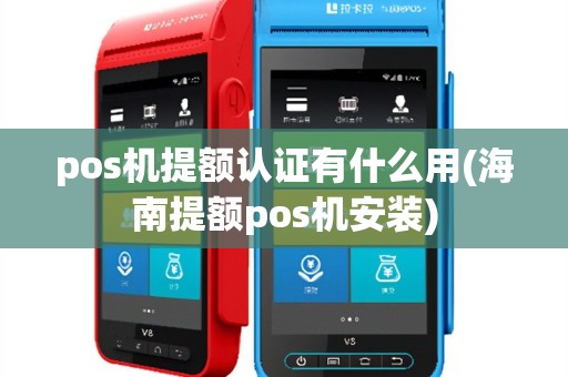 pos机提额认证有什么用(海南提额pos机安装)