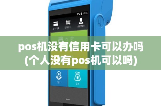 pos机没有信用卡可以办吗(个人没有pos机可以吗)