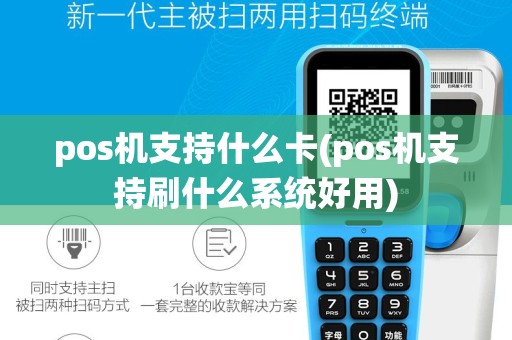 pos机支持什么卡(pos机支持刷什么系统好用)