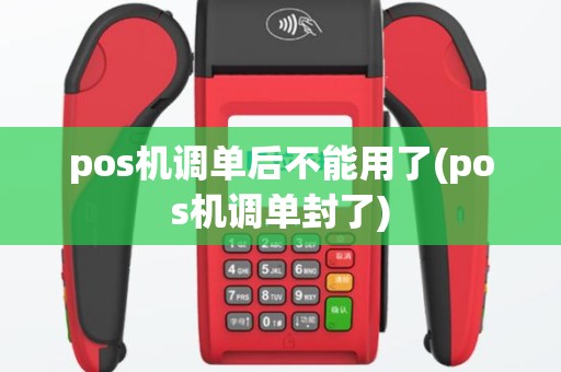 pos机调单后不能用了(pos机调单封了)