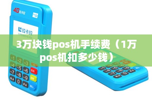 3万块钱pos机手续费（1万pos机扣多少钱）