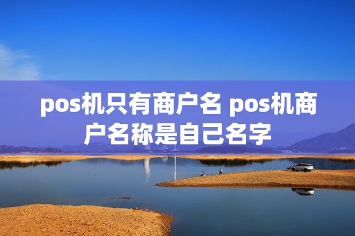 pos机只有商户名 pos机商户名称是自己名字