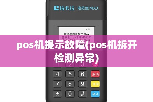 pos机提示故障(pos机拆开检测异常)