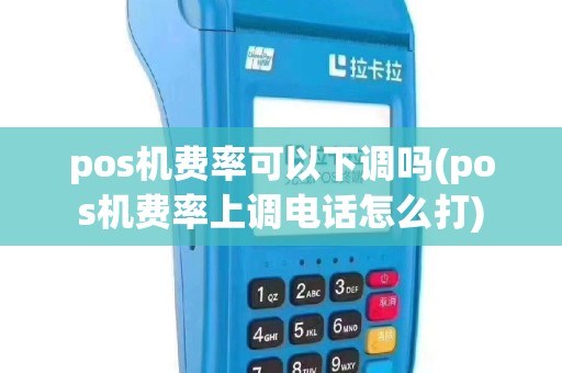pos机费率可以下调吗(pos机费率上调电话怎么打)