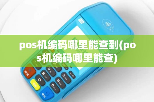 pos机编码哪里能查到(pos机编码哪里能查)