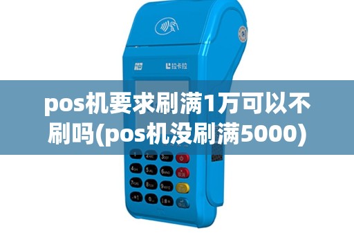 pos机要求刷满1万可以不刷吗(pos机没刷满5000)