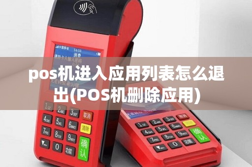 pos机进入应用列表怎么退出(POS机删除应用)