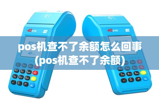 pos机查不了余额怎么回事(pos机查不了余额)