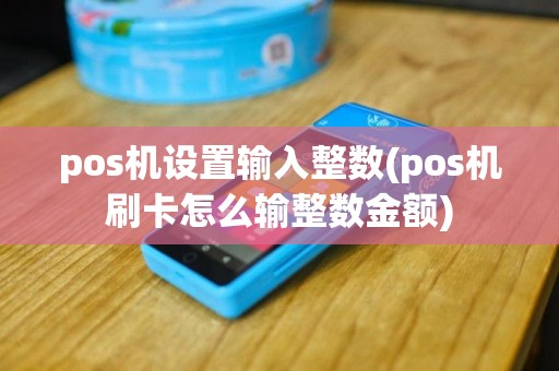 pos机设置输入整数(pos机刷卡怎么输整数金额)