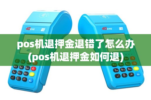 pos机退押金退错了怎么办(pos机退押金如何退)