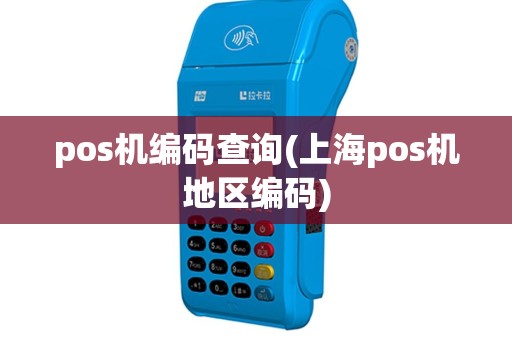 pos机编码查询(上海pos机地区编码)