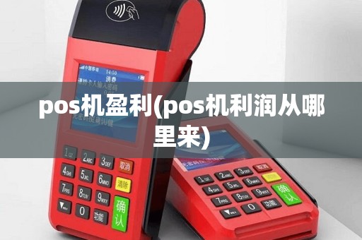 pos机盈利(pos机利润从哪里来)